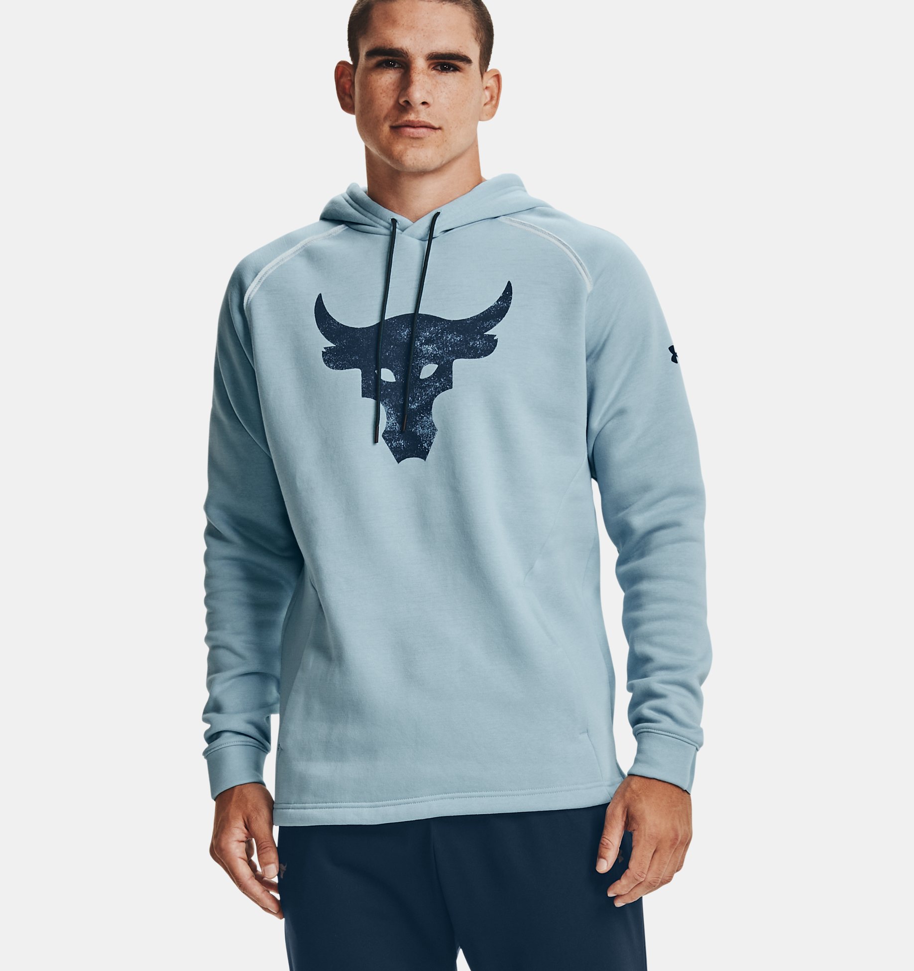 Details about   Under Armour Project Rock Terry Men’s Sweat Quick-Dry Hoodie Cotton 1355633-001 